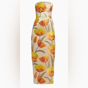 Milly- Sz 10 - Never Worn- Brand New! Orion Tulip Jacquard Column Gown